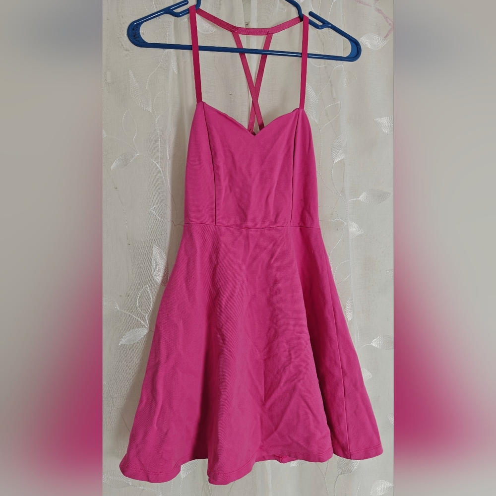 Strappy Pink Women's Dress